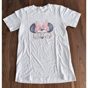 Vintage Women's Small Minnie Mouse Disney Park Reflection T-Shirt